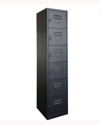 6 Door Steel Staff Locker - Office, Hostel & School Use