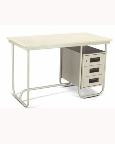 Steel Top Office Table with 3 Drawer Pedestal