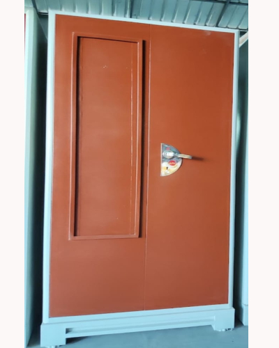 JJAL-Brown Color Normal 2 Door Steel Almirah with Mirror